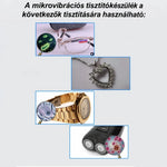 Mikrovibrációs műfogsortisztító készülék