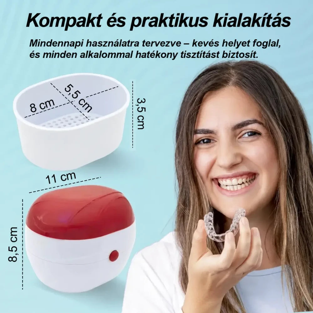 Mikrovibrációs műfogsortisztító készülék